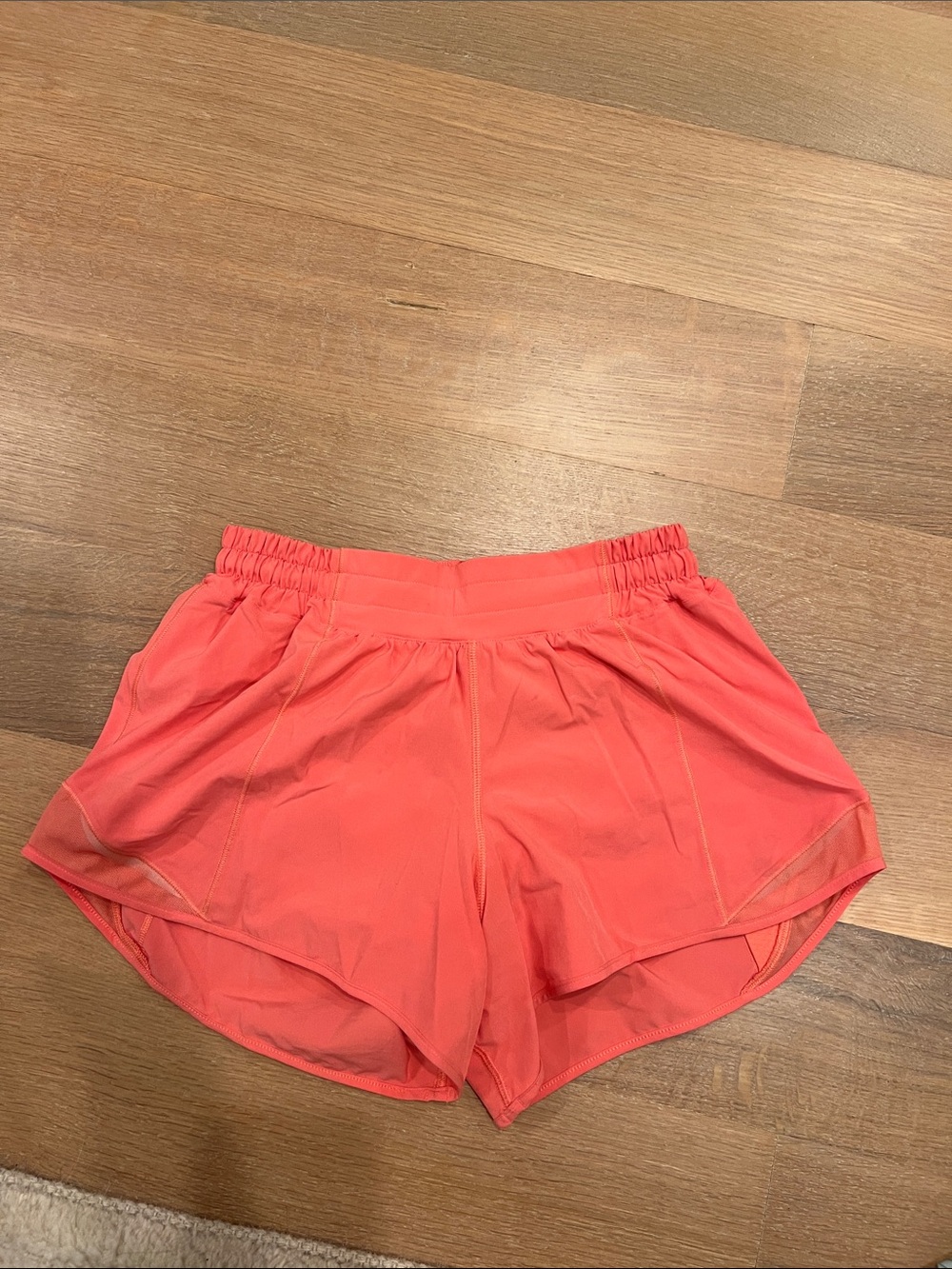 lululemon athletica hotty hot Coral peach Women's Running Shorts